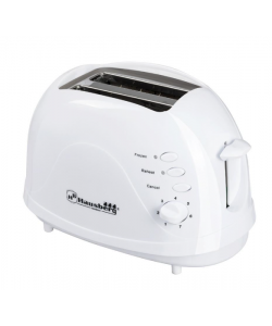 Prajitor de paine Hausberg HB-170A, 700 W, 2 felii, sistem anti-alunecare - Alb