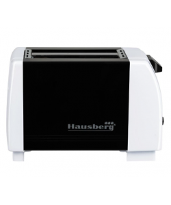 Prajitor de paine Hausberg HB-150NG, 750 W, 2 felii, Grad de rumenire variabil - Negru