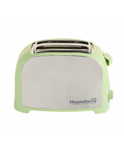 Prajitor paine 2 felii Hausberg, HB-190VR, 750W, declansare automata - Verde