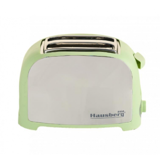 Prajitor paine 2 felii Hausberg, HB-190VR, 750W, declansare automata - Verde