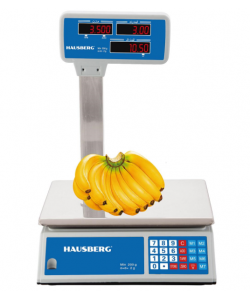 Cantar electronic comercial HAUSBERG HB-6063, ecran dublu - 40kg
