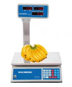 Cantar electronic comercial HAUSBERG HB-6063, ecran dublu - 40kg Cantar electronic comercial HAUSBERG HB-6063, ecran dublu - 40kg