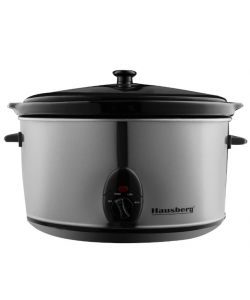 Oala electrica Hausberg HB-1302 ,Capac sticla termorezistenta ,Putere 320W - Capacitate 8L