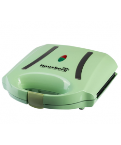 Sandwich-maker Hausberg HB-3535VR, 800 W, verde - model grill