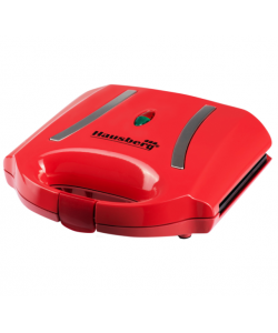 Sandwich-maker Hausberg HB-3535RS, 800 W, rosu - model grill