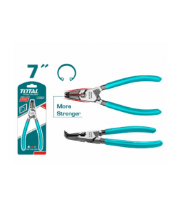 TOTAL - Cleste pentru pentru sigurante interne - cap indoit - 7"/180mm (INDUSTRIAL)