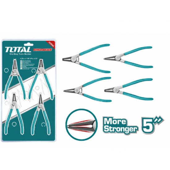 TOTAL - Set clesti pentru sigurante - 4 buc - 5"/125mm (INDUSTRIAL)