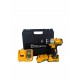 Bormasina - Autofiletanta cu percutie Top Helper, 36V, 8 Ah, trusa 26 accesorii, 2 acumulatori
