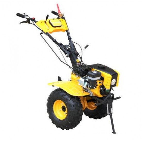 ProGARDEN Campo 873 Alpine motocultor 7CP, 2+1 trepte, 2+1+1 freze, benzina, roti ATV, 2 prize putere