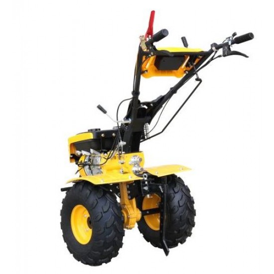 ProGARDEN Campo 873 Alpine motocultor 7CP, 2+1 trepte, 2+1+1 freze, benzina, roti ATV, 2 prize putere