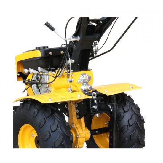ProGARDEN Campo 873 Alpine motocultor 7CP, 2+1 trepte, 2+1+1 freze, benzina, roti ATV, 2 prize putere