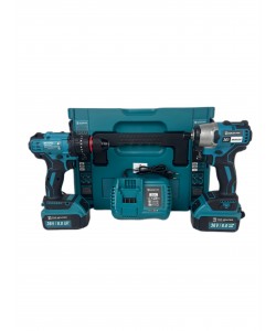 Trusa Bormasina cu impact + Bormasina de gaurit si insurubat. Top Helper, 2 acumulatori 36V 8 Ah