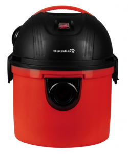 Aspirator cu aspiratie umeda si uscata - Hausberg HB-2095RZ, 1200 W, Capacitate mare 15 L - Rosu/Negru