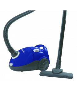 Aspirator cu sac Hausberg HB-2810BL, 1500 W, sac panza, capacitate sac 1,5 L - Gri/Albastru