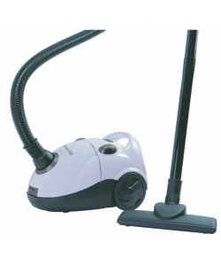 Aspirator cu sac - Hausberg HB-2810AB, 1500 W, sac panza, capacitate sac 1,5 L - Gri/Alb