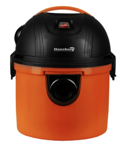 Aspirator cu aspiratie umeda si uscata Hausberg HB-2095PO, 1200 W, Capacitate mare 15 L - Portocaliu/Negru