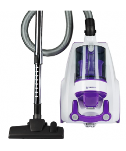 Aspirator fara sac Hausberg HB-2060 Cyclone Vacuum Cleaner, 3L, 1400W, 85dB - Alb/Mov