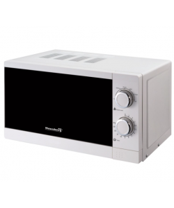 Cuptor cu microunde Hausberg HB8005AB, 20 l, 700 W, Mecanic - Alb