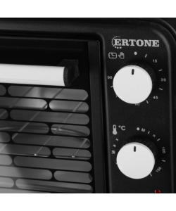 Cuptor electric Ertone MN9060NG, 36L, 1420W, Inaltime reglabila - Negru