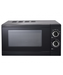 Cuptor cu microunde Hausberg HB8005NG, 20 L, 700 W, Mecanic - Negru