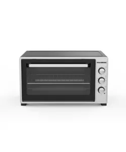 Cuptor electric Hausberg HB-9250NG, Capacitate 55 Litri, Putere 1400 W, Termostat - Gri/Negru Cuptor electric Hausberg HB-9250NG, Capacitate 55 Litri, Putere 1400 W, Termostat - Gri/Negru