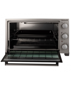 Cuptor electric Hausberg HB 9320 , 1420 W, 38 L, timer, termostat, 2 tavi - Gri/Negru