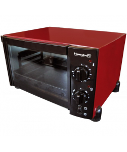 Cuptor electric Hausberg HB-9065RS, Capacitate 22 litri, Geam dublu, Rezistenta acoperita, Putere 1100W - Rosu