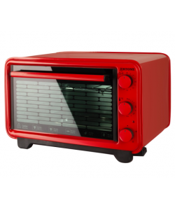 Cuptor electric Ertone MN9135RS, 36L, 1420W, Inaltime reglabila, 2 Tavi - Rosu