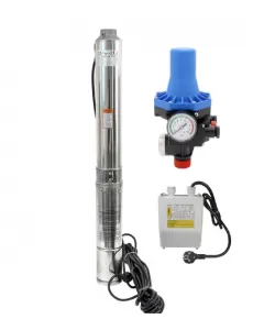 Kit hidrofor Zinith Italiy - electronic cu pompa submersibila 4STM211, 1.3 Kw, refulare 128m, Presostat electronic automat LPC-3 Kit hidrofor Zinith Italiy - electronic cu pompa submersibila 4STM211, 1.3 Kw, refulare 128m, Presostat electronic automat LPC-3