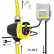 Kit Hidrofor electronic cu pompa submersibila Zinith Italiy - 4STM807, 1.65 Kw, refulare 80m, Presostat automat LPC-4