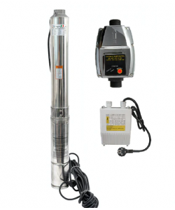 Kit Hidrofor electronic cu pompa submersibila Zinith Italiy - 4STM807, 1.65 Kw, refulare 80m, Presostat automat LPC-4