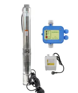 Kit hidrofor electronic cu pompa submersibila Zinith ItaliY - 4STM508, 1.65 Kw, inaltime refulare 100m, Presostat electronic automat LPC-1 Kit hidrofor electronic cu pompa submersibila Zinith ItaliY - 4STM508, 1.65 Kw, inaltime refulare 100m, Presostat electronic automat LPC-1