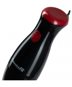 Blender de mana Hausberg HB-7669N, 350 W, Lama din otel inoxidabil, Ax interior din otel inoxidabil - Negru