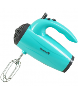 Mixer de mana Hausberg HB-4119BL, 5 viteze, putere 300W, motor de cupru - Bleu