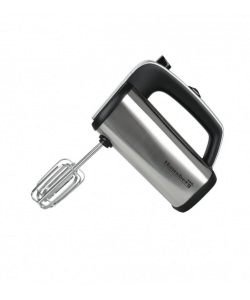 Mixer de Mana HAUSBERG HB-4201NG, 5 viteze, Motor din cupru, 250W-400W, Carcasa Inox - Negru