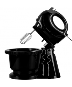 Mixer cu bol rotativ Hausberg HB-3519NG,Capacitate 2L,Putere 300W - Negru