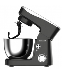 Mixer electric cu bol inox Hausberg HB7625NG, 4.5 L, 700 W, 6 trepte - Negru