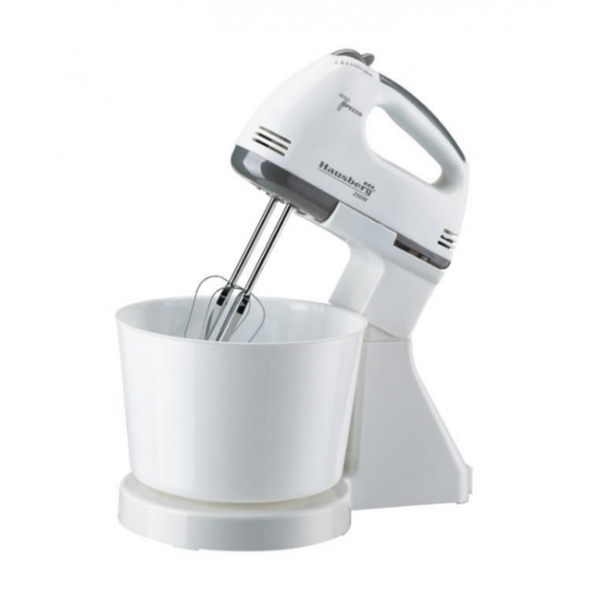 Mixer Cu Bol HAUSBERG HB-3550GR, 7 viteze, putere 250W, 2L - Gri