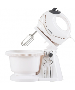 Mixer cu bol rotativ Hausberg HB-3519AB,Capacitate 2L,Putere 300W - Alb