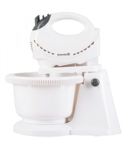 Mixer cu bol rotativ Hausberg HB-3519AB,Capacitate 2L,Putere 300W - Alb