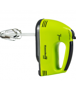 Mixer de mana - Hausberg HB-4112VR, Alb/Verde, 250 W, 7 viteze