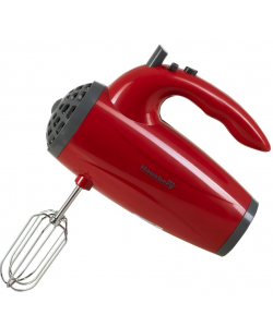 Mixer de mana Hausberg HB-4119RS, 5 viteze, putere 300W, motor de cupru - Rosu