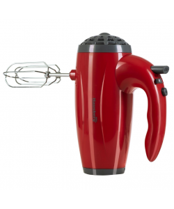 Mixer de mana Hausberg HB-4119RS, 5 viteze, putere 300W, motor de cupru - Rosu