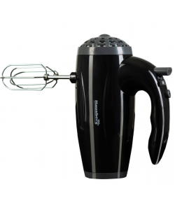 Mixer de mana Hausberg HB-4119NG, 5 viteze, putere 300W, motor de cupru - Negru
