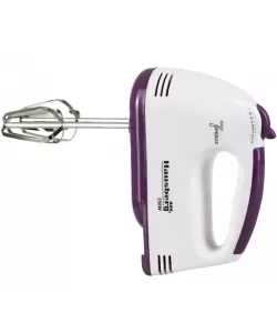 Mixer de mana - Hausberg HB-4112MV, Alb/Mov, 250 W, 7 - viteze Mixer de mana - Hausberg HB-4112MV, Alb/Mov, 250 W, 7 - viteze