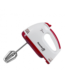 Mixer de mana, Hausberg HB-4112RS, Alb/Rosu, 250 W - 7 viteze