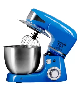 Mixer planetar cu bol din inox Hausberg HB-7620BL, 1000 W, 6 trepte, 5 L - Albastru Mixer planetar cu bol din inox Hausberg HB-7620BL, 1000 W, 6 trepte, 5 L - Albastru