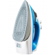 Fier de calcat Hausberg HB-7806BL, talpa ceramica, jet de abur 16,7g/min, abur pe verticala 25g/min, sistem antipicurare, sistem autocuratare 2200W