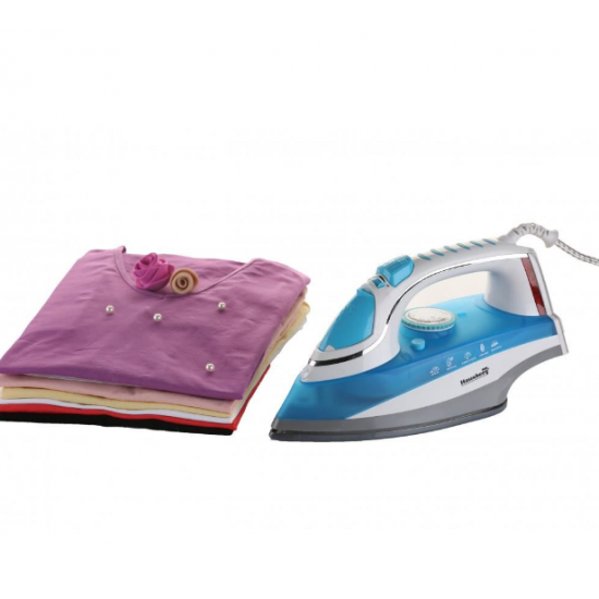 Fier de calcat, HAUSBERG HB-7875BL, 220-240V- 50/60 HZ 2000-2300 W - Alb/Bleu