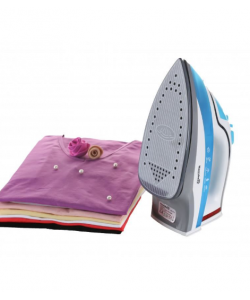 Fier de calcat, HAUSBERG HB-7875BL, 220-240V- 50/60 HZ 2000-2300 W - Alb/Bleu